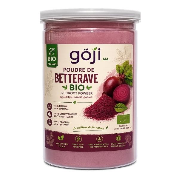 Poudre de Betterave Bio, 250g - GOJI.MA