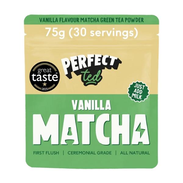 Poudre de matcha à la vanille, 75g - PERFECT TED