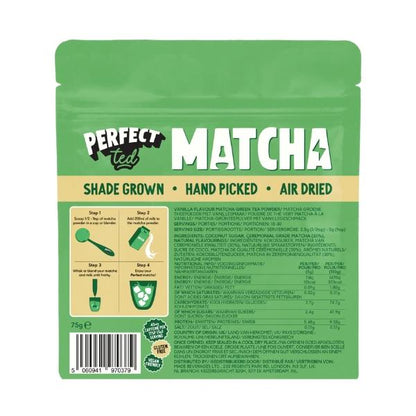 Poudre de matcha à la vanille, 75g - PERFECT TED