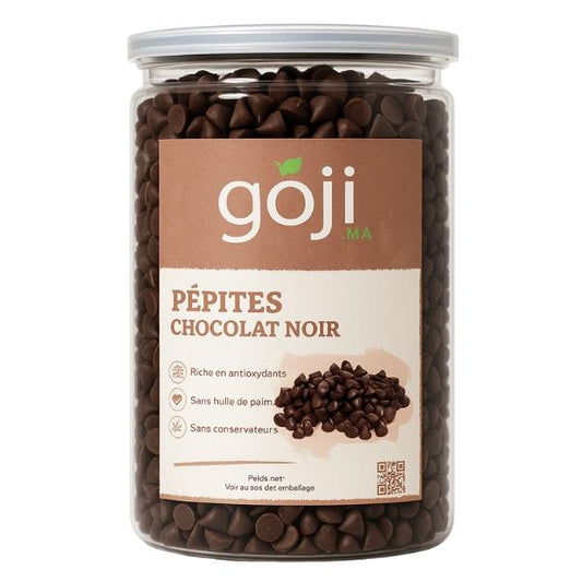 Pépites de chocolat noir 47,6% 400g - Goji.ma