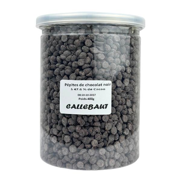 Pépites de chocolat noir 47,6% 400g - Goji.ma