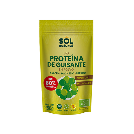 Protéine de pois en poudre Bio 250g Sol Natural