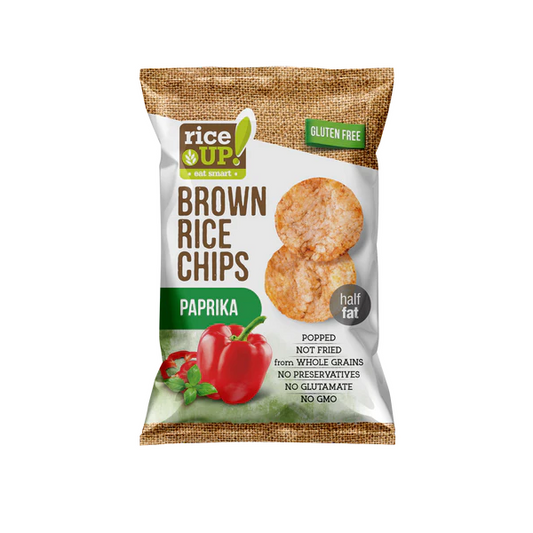 Chips de riz brun au paprika, 60g - RICE UP