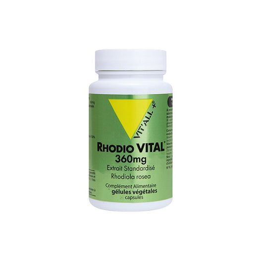 Rhodio Vital 360mg  BIO , 30 gélules - Vital Plus