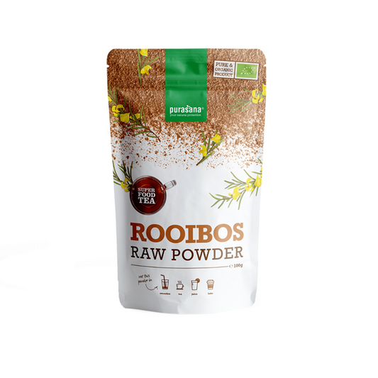 Rooibos en poudre, 100g - PURASANA Maroc vente en ligne epicerie Fine