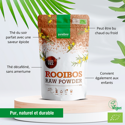 Rooibos en poudre, 100g - PURASANA