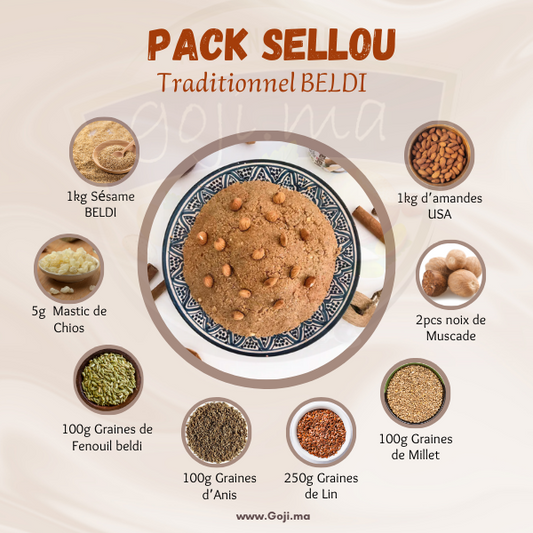 Pack Ingrédients Sellou Traditionnel BELDI