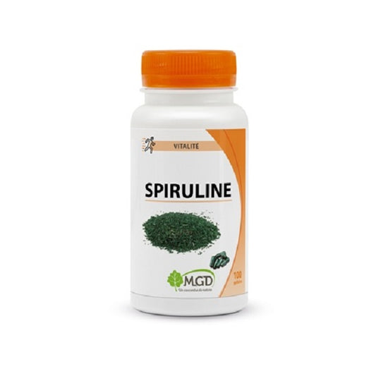 Spiruline, 100 Gélules - MGD NATURE