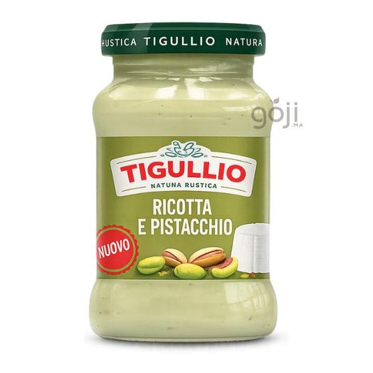 Sauce Ricotta & Pistache, 185g – TIGULLIO Natura Rustica