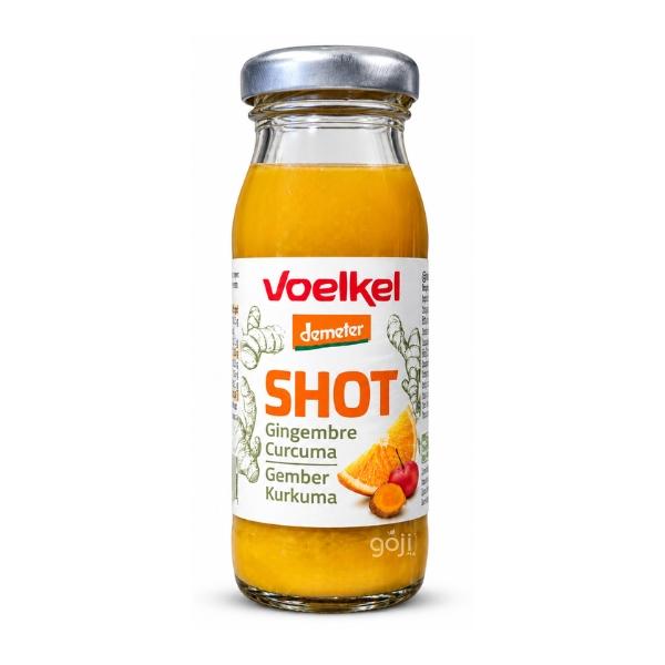 Shot de gingembre et de curcuma,95 ml - Voelkel