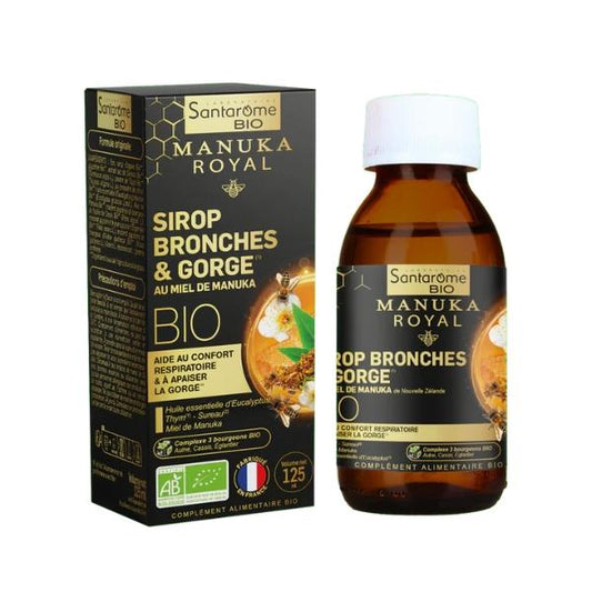 Sirop Bronches & Gorge au Miel de Manuka Bio - SANTAROME BIO