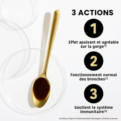 Sirop Bronches & Gorge au Miel de Manuka Bio - SANTAROME BIO