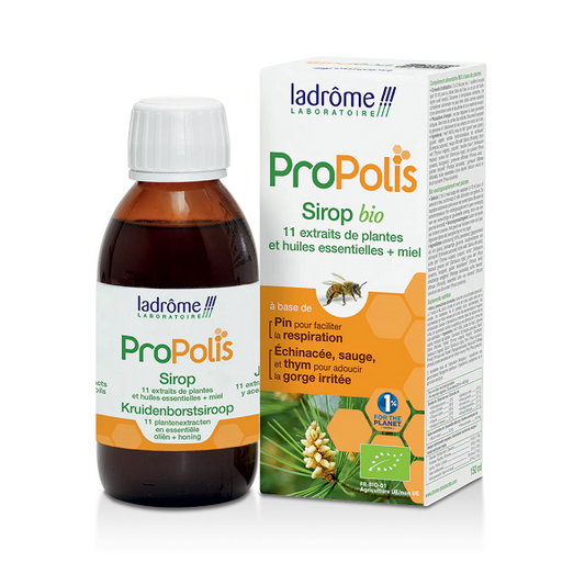 Sirop à la Propolis bio, 150ml - LADRÔME