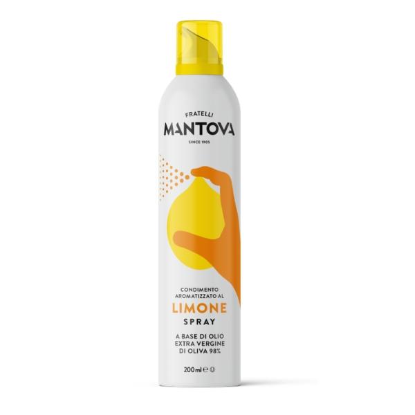 Spray Citron à l'Huile d'Olive Extra Vierge, 100ml - MANTOVA