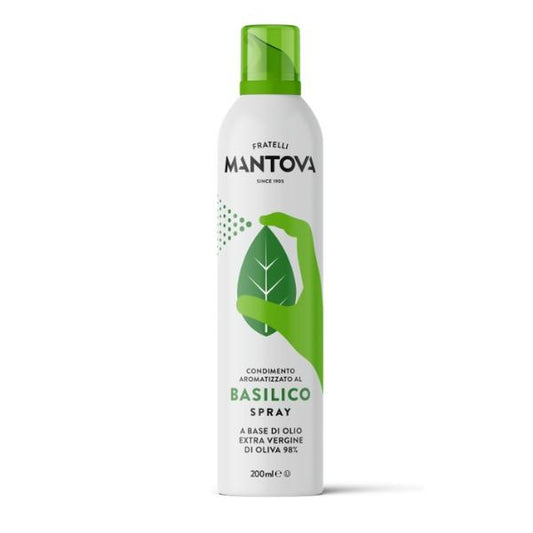 Spray de basilic à l'huile d'olive extra vierge - MANTOVA