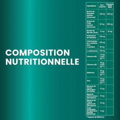 Sublimes Cheveux Force & Croissance, 30 comprimés - SANTAROME BIO