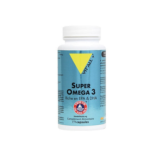 Super Omega 3, 30 gélules - Vital Plus Maroc vente en ligne epicerie Fine 