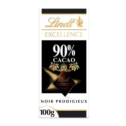 Tablette EXCELLENCE Noir prodigieux à 90% Cacao - LINDT