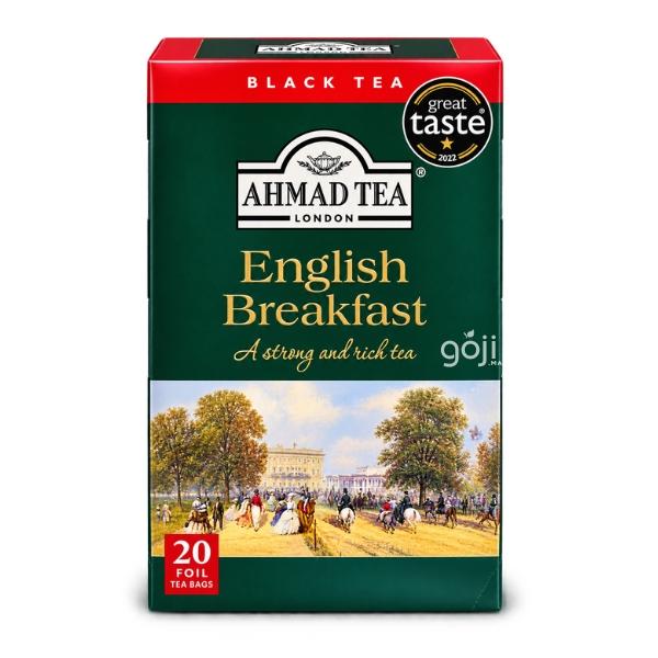 Thé noir English Breakfast, 20 sachets - AHMAD TEA