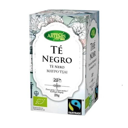 Infusion Thé noir English Breakfast bio, 20unités - ARTEMIS