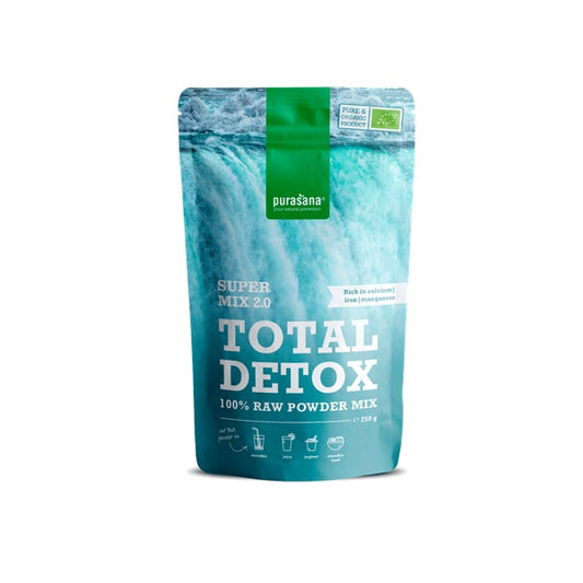 Total Detox Mix 2.0 en poudre, 250g - PURASANA
