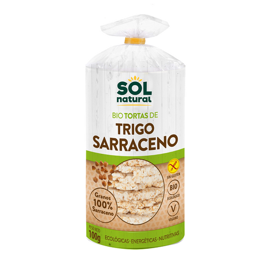 Galettes de sarrasin bio sans gluten 100g - SOL NATURAL