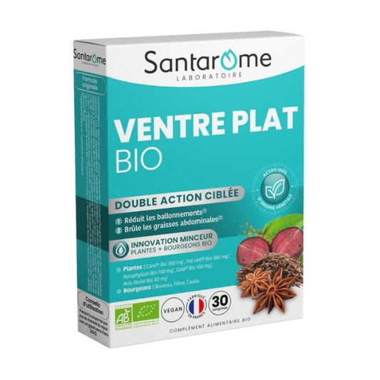Ventre Plat Bio - 30 comprimés - SANTAROME BIO