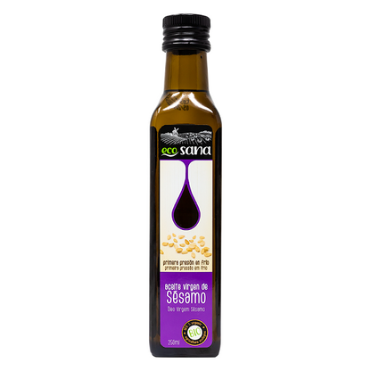 Huile de sésame vierge BIO -  زيت بذور السمسم - ECOSANA
