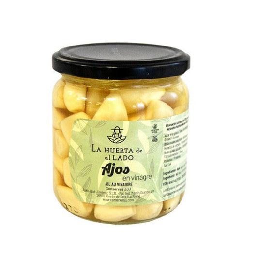 LA HUERTA – Ail au Vinaigre 370 ml | ثوم مقشّر في الخل