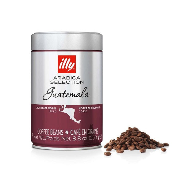 Sélection d'arabica en grains entiers du Guatemala, 250g - illy