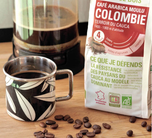 Café Arabica moulu Colombie Bio, 250g - ETHIQUABLE