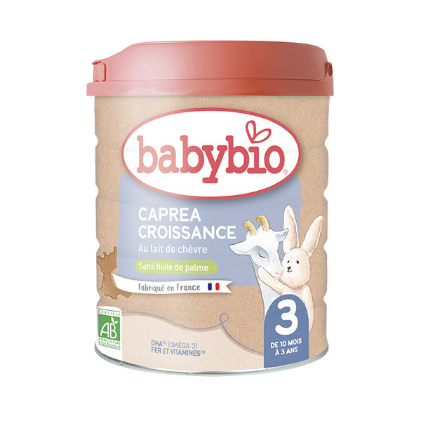 Lait CAPREA 3 Croissance au Lait de Chèvre, 800g - Babybio