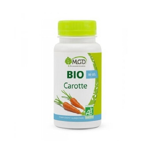 Carotte bio, 90 Gélules - MGD NATURE