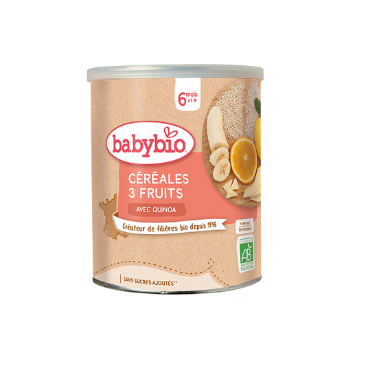 Céréales 3 fruits avec Quinoa - Babybio