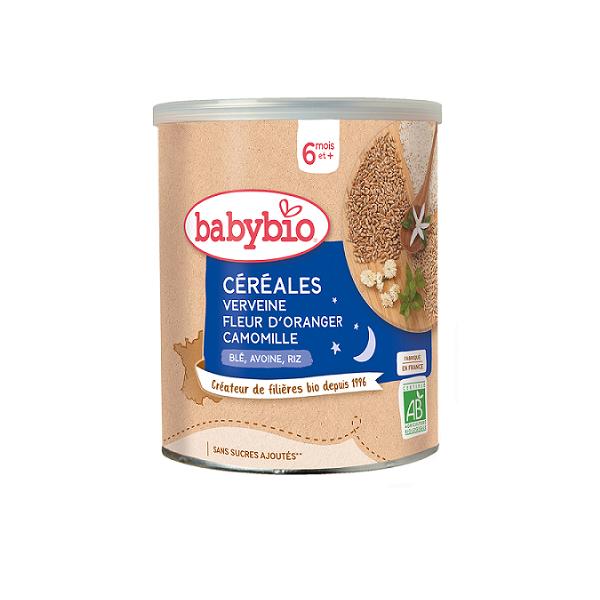 Céréales Verveine Fleur d'oranger Camomille 220g - Babybio