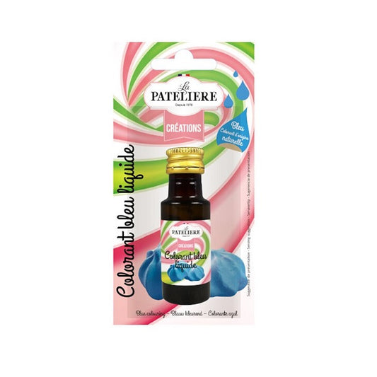 Colorant naturel liquide BLEU, 20g - LA PATELIÈRE