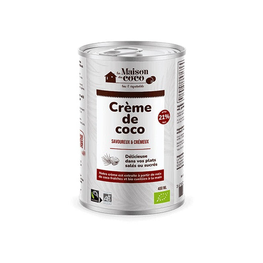 Crème de Coco 21% 400 ml - LA MAISON DU COCO