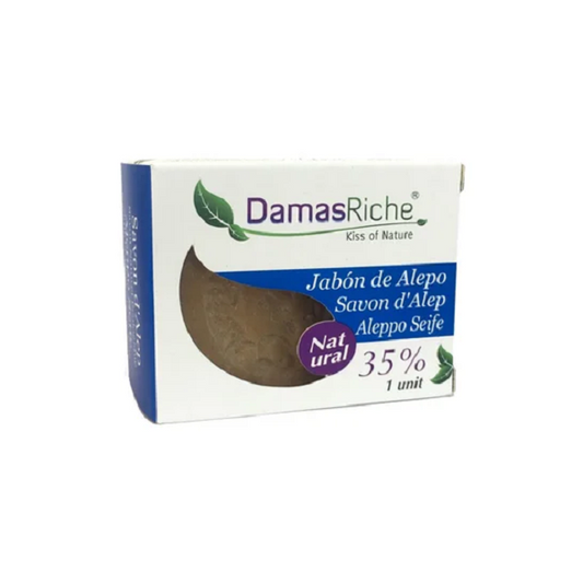 Savon d'alep  35%- Damas Riche 200g