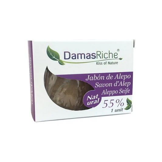 Savon d'alep  55%- Damas Riche 200g