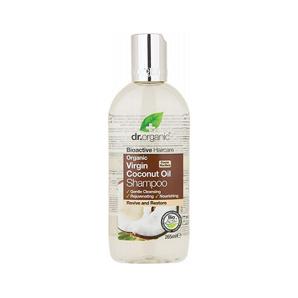 Shampoing à l'Huile de Noix de Coco 265 ml - Dr. Organic