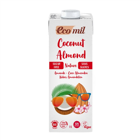 Lait d'amande et de coco bio, 1L - ECOMIL