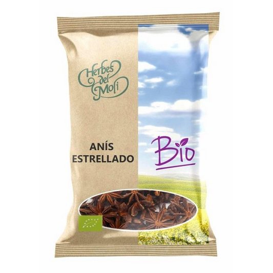 Anis étoilé (Badiane)  bio 60g -  Herbes del moli