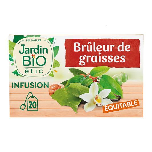 Infusion Brûleur de Graisses Saveur Vanille - JARDIN BIO