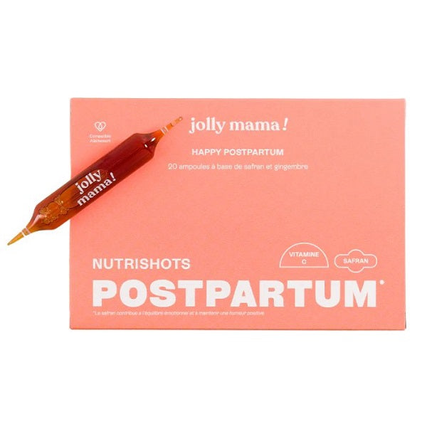 Happy postpartum, 20 AMPOULES NUTISHOTS - JOLLY MAMA