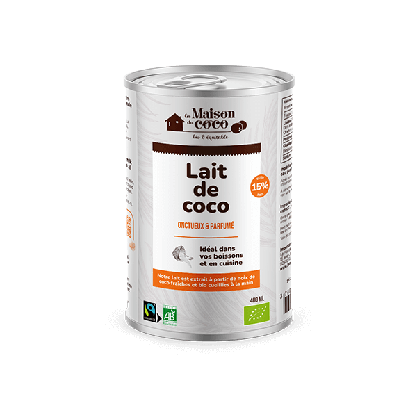 Lait de Coco 15% 400 ml - LA MAISON DU COCO