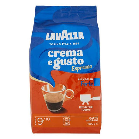 Café en grains,  Crema e Gusto, Ideal for Latte 9/10 – LavAzza