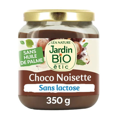 Pâte à Tartiner Chocolat et Noisette SANS LACTOSE - Jardin Bio etic