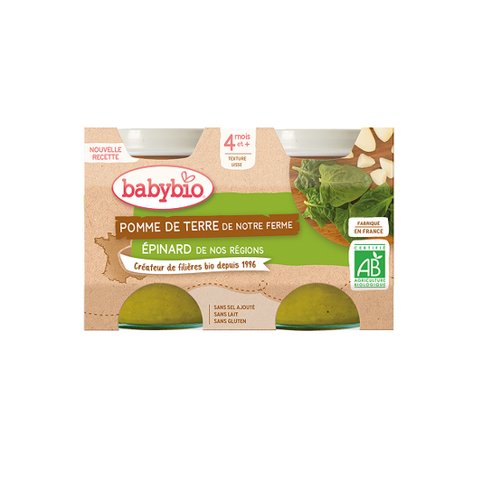 Purée de Légumes, Pomme de terre, épinard - Babybio