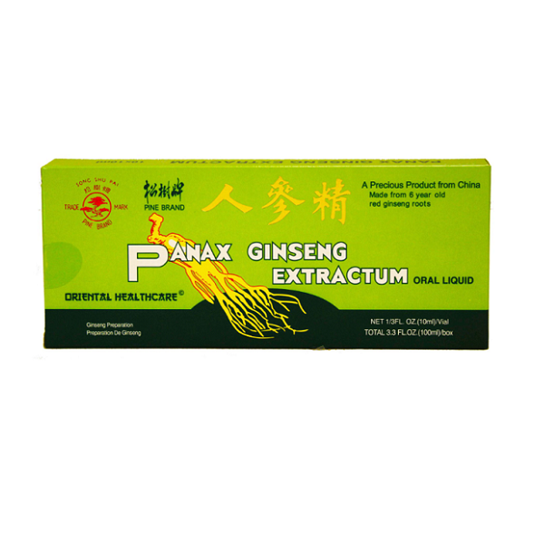 Extrait de ginseng Panax rouge 10x10ml - Song Shui