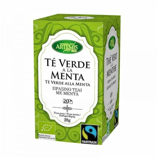 Thé vert BIO Menthe - Les thés équitables - Vitamont